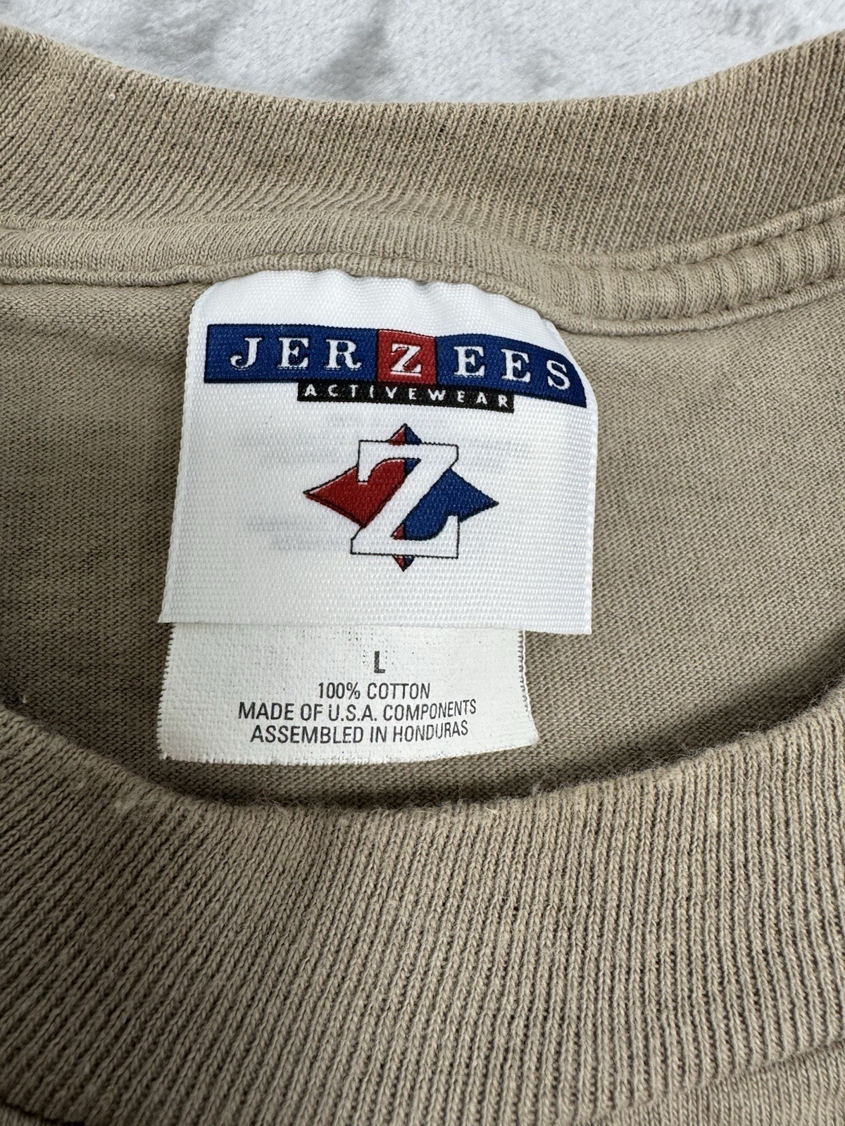 Vintage Jerzees Fishing T-Shirt Womens Large Bass Angler Society Graphic Tee 90s
