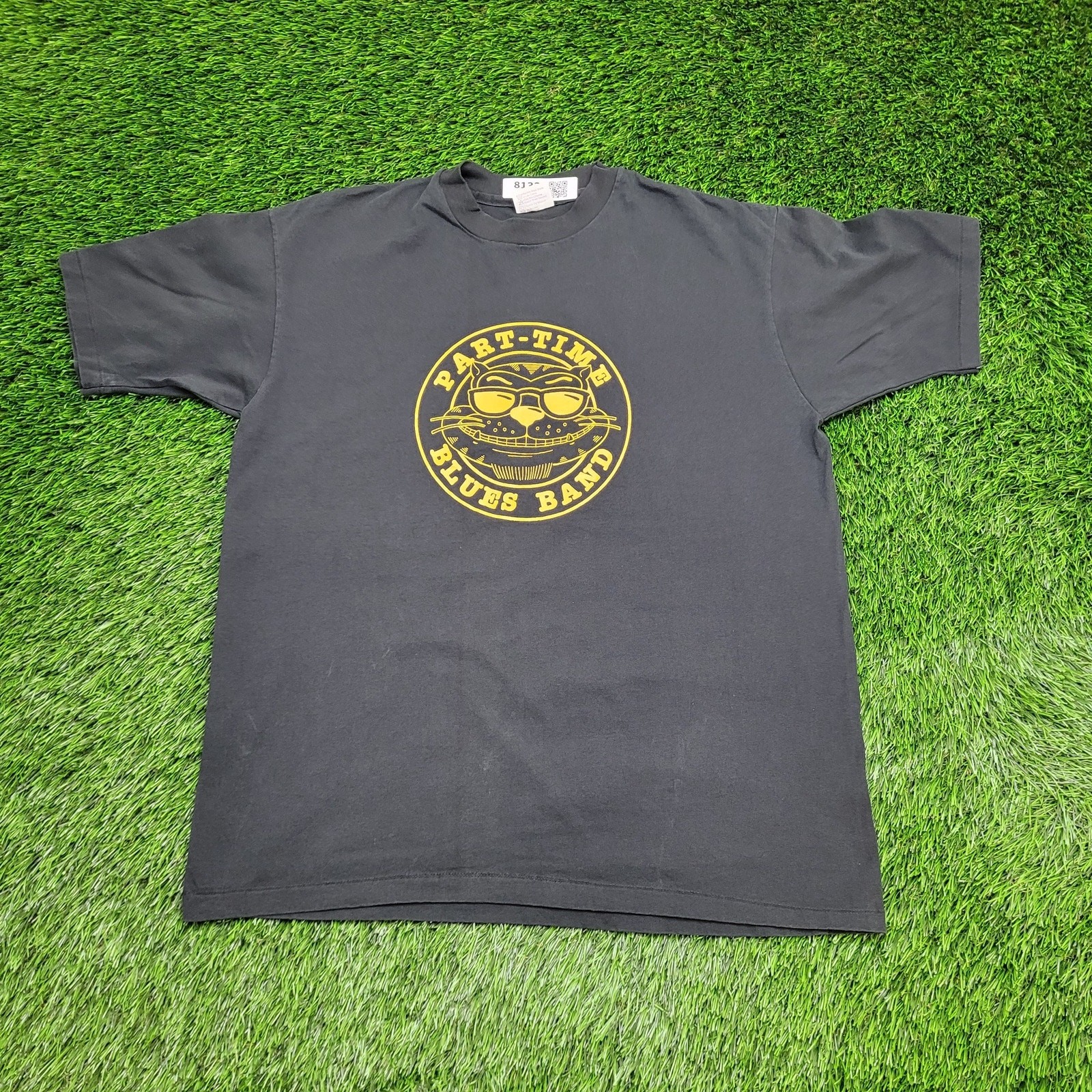 Vintage 80s Part-Time Blues Band Shirt Womens XL 22×27 USA