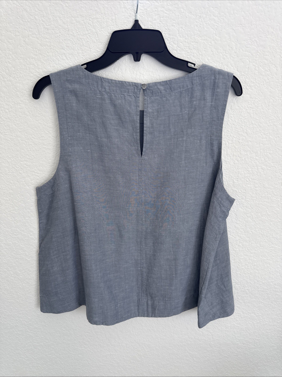Haven Well Within Blue Gray Top L NWT