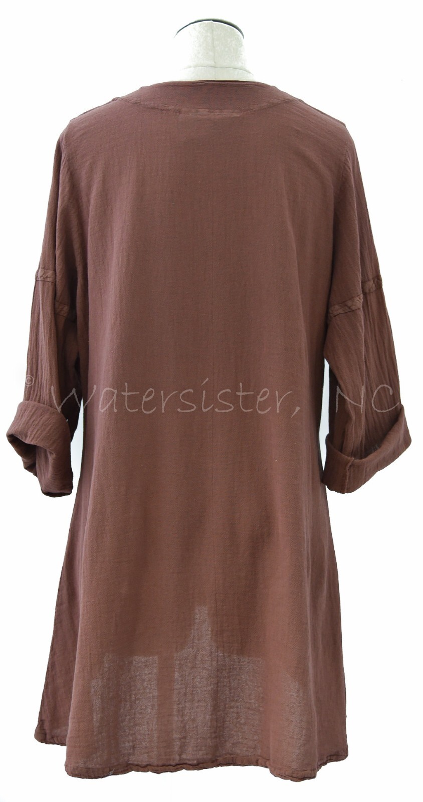 WATERSISTER Cotton Gauze PETUNIA Hi-Lo Top 1(M/L) 2(XL/1X) 3(2X) oh my COLORS