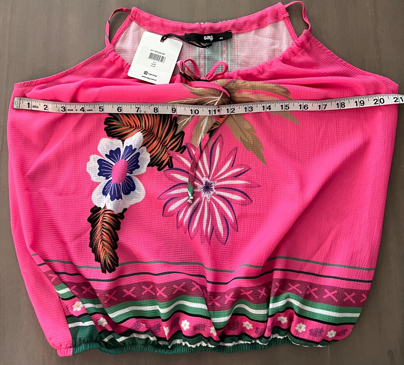 Women’s Tank Tops made in Turkey brend SAY size: EUR 38;40;42 (M;L;XL) Pink