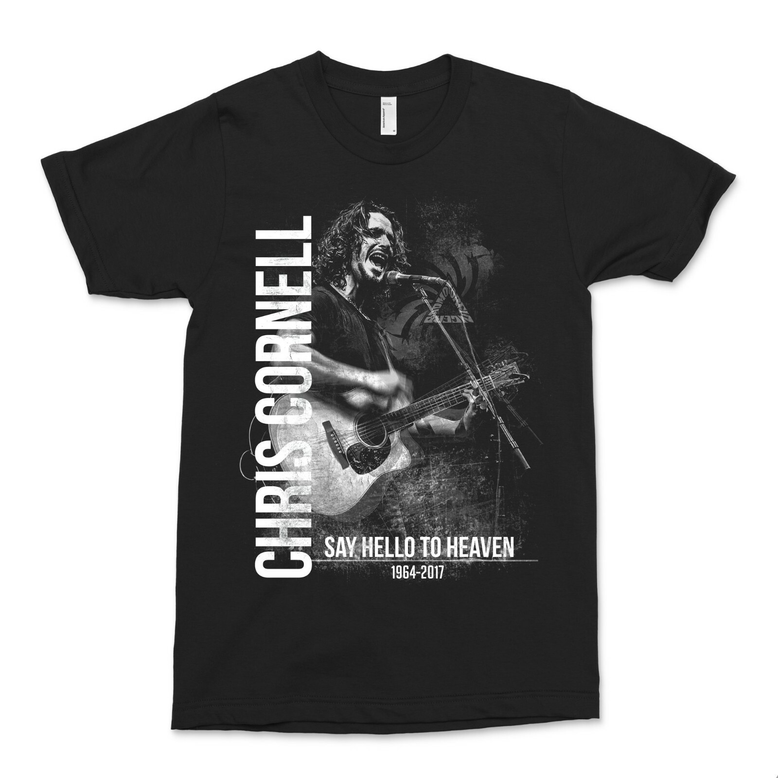 RIP Chris Cornell Tribute 100% Cotton Gildan SS T-shirt Created by SpitFire Inc