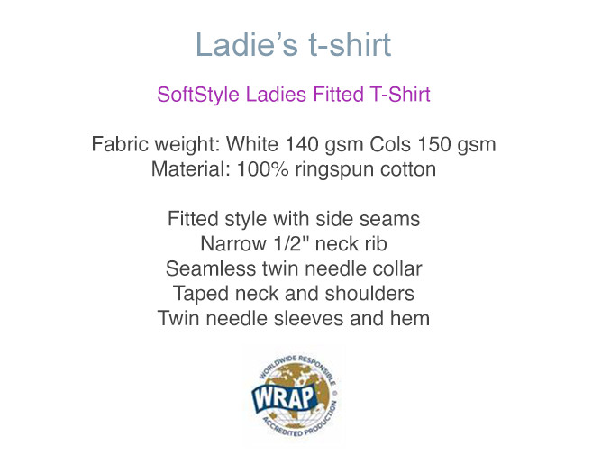 Music Can Change The World – Ladies Slim Fit T-Shirt 100% Cotton – Graphic Tee