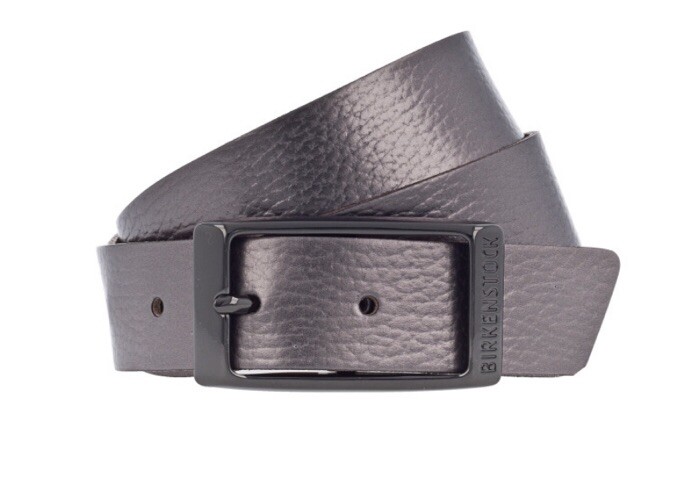 Birkenstock NWT Illinois Leather Belt Color Platin $115 Sz 32 Inch 80 cm