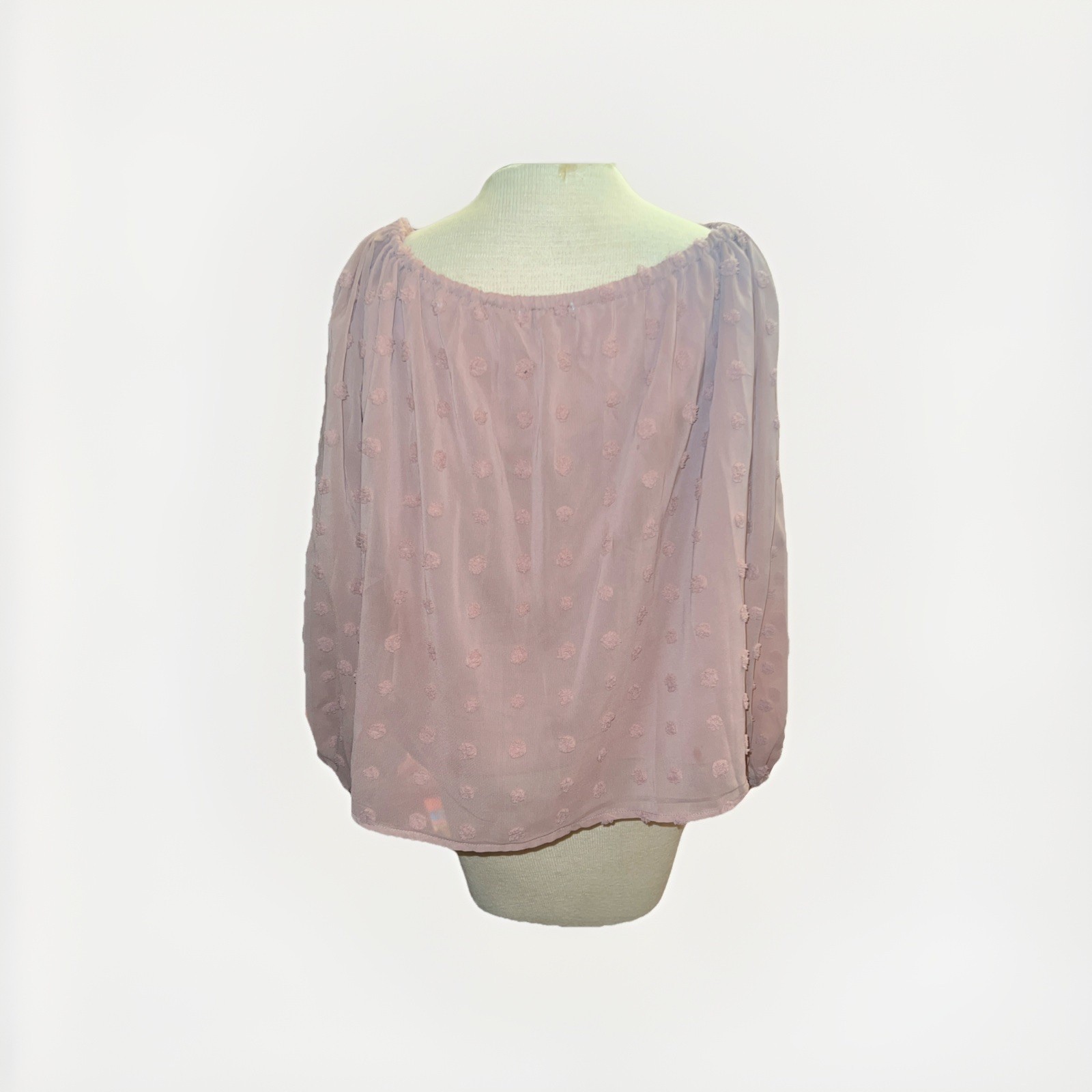 Miss Sparkling Pink Long Sleeve Top Women’s Medium