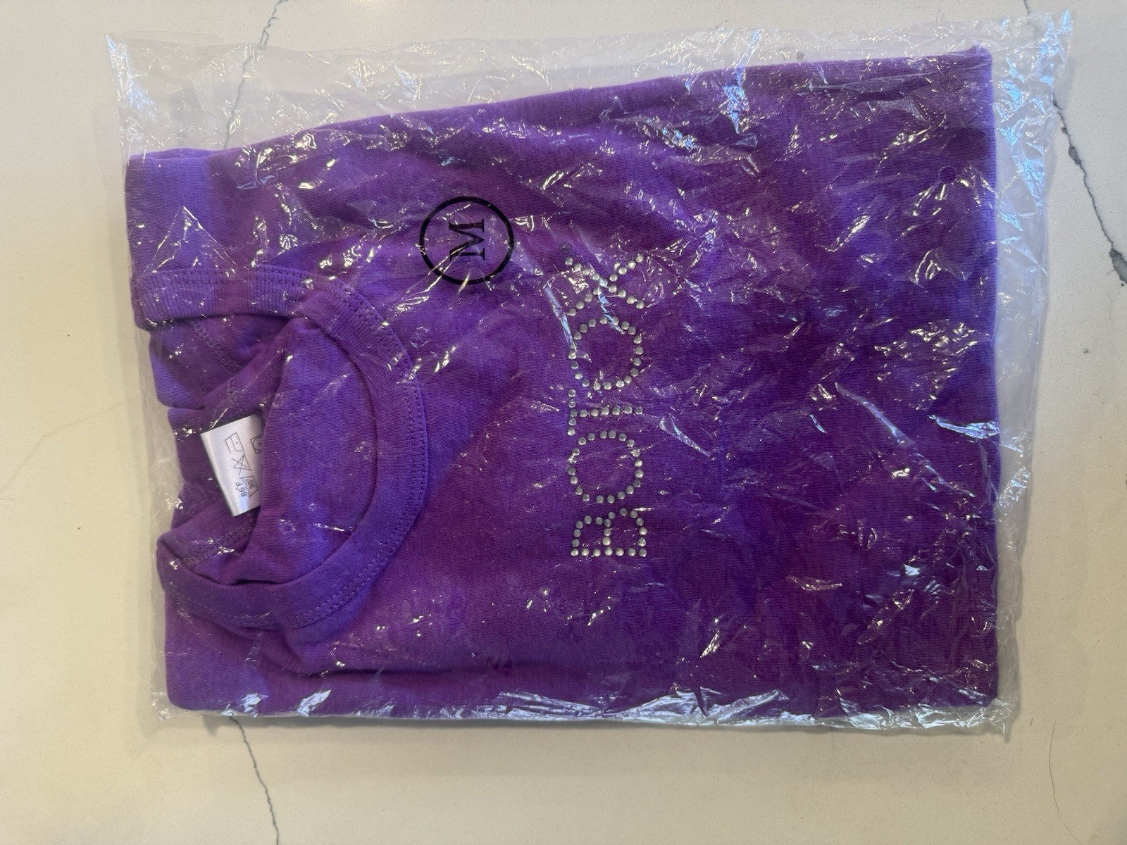 New In Wrapper BOTOX Rhinestone Shirt Various Sizes And Colors