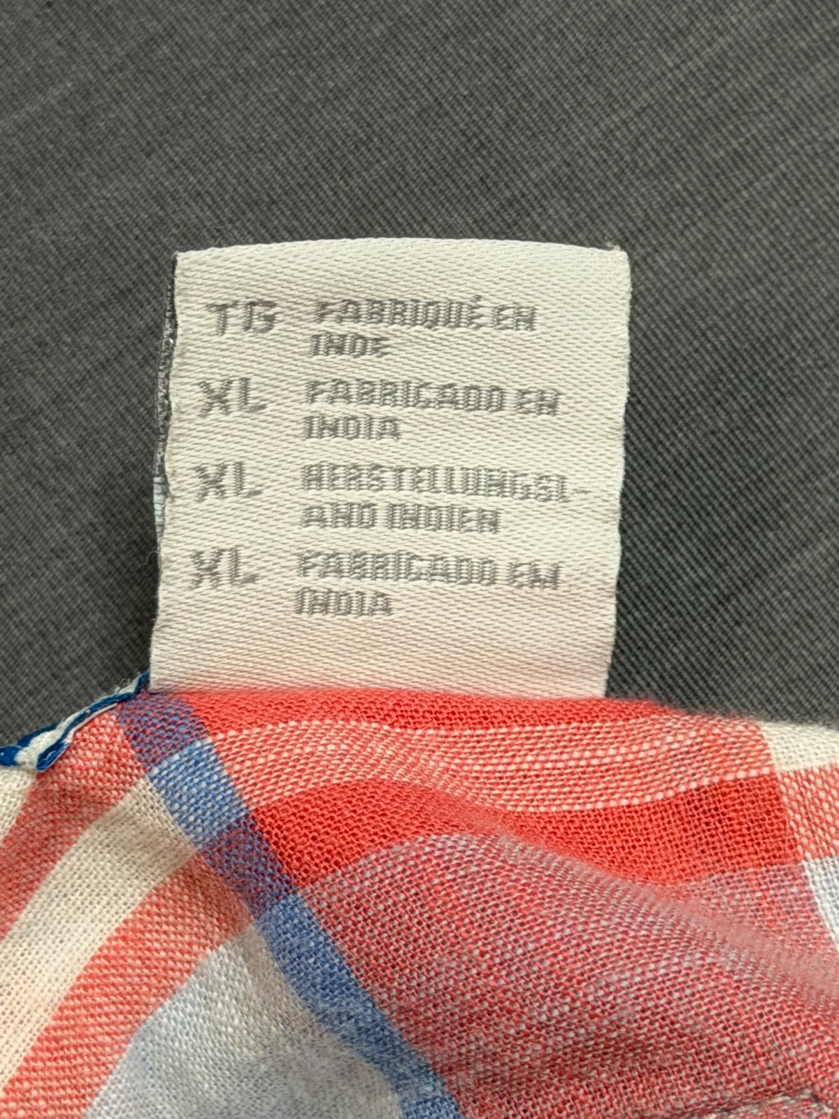 Columbia PFG Women’s XL Red Blue Plaid Roll Tab Fishing Shirt 100% Cotton