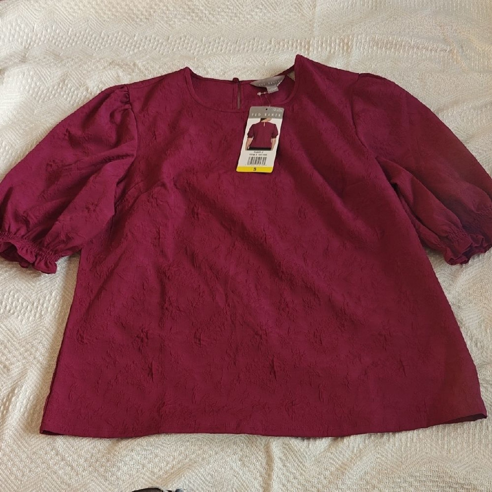 🔥 2/$10 3/$12 Ted Baker Burgundy Blouse