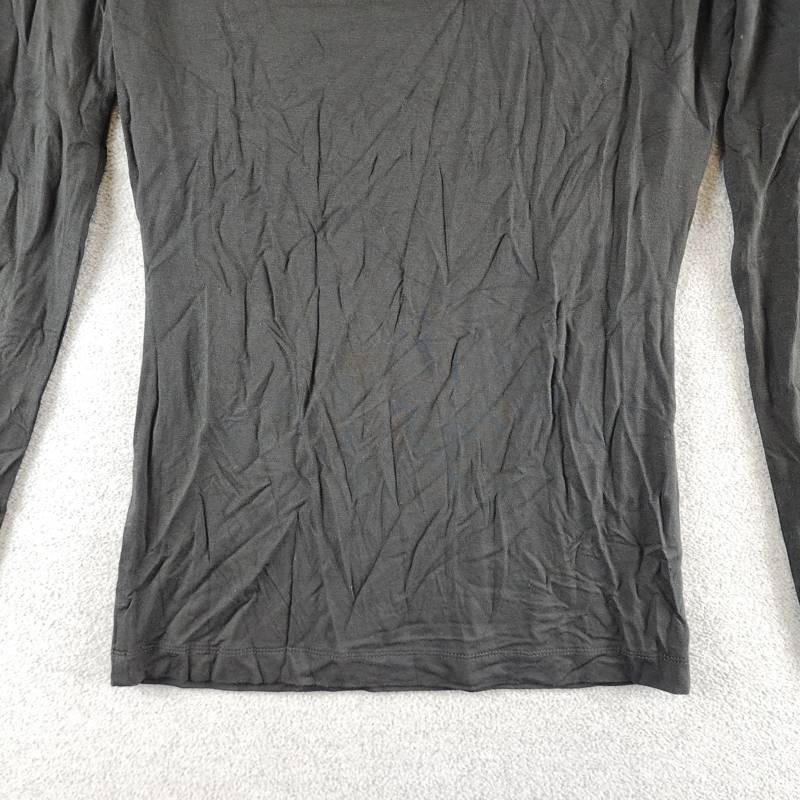 Anne Klein Long-Sleeve Seamless Turtleneck Women’s XXS Anne Black Pullover Style