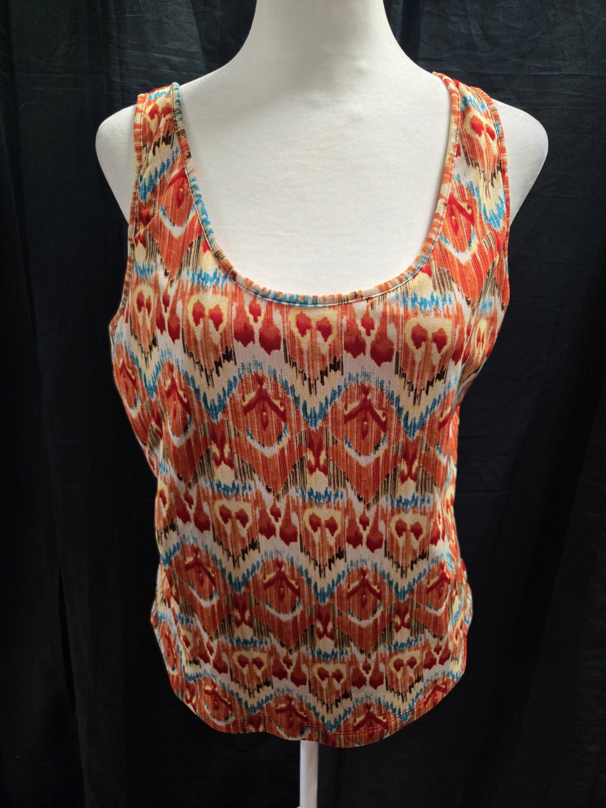 Womens Size XL Evan-Picone Sleeveless Shirt