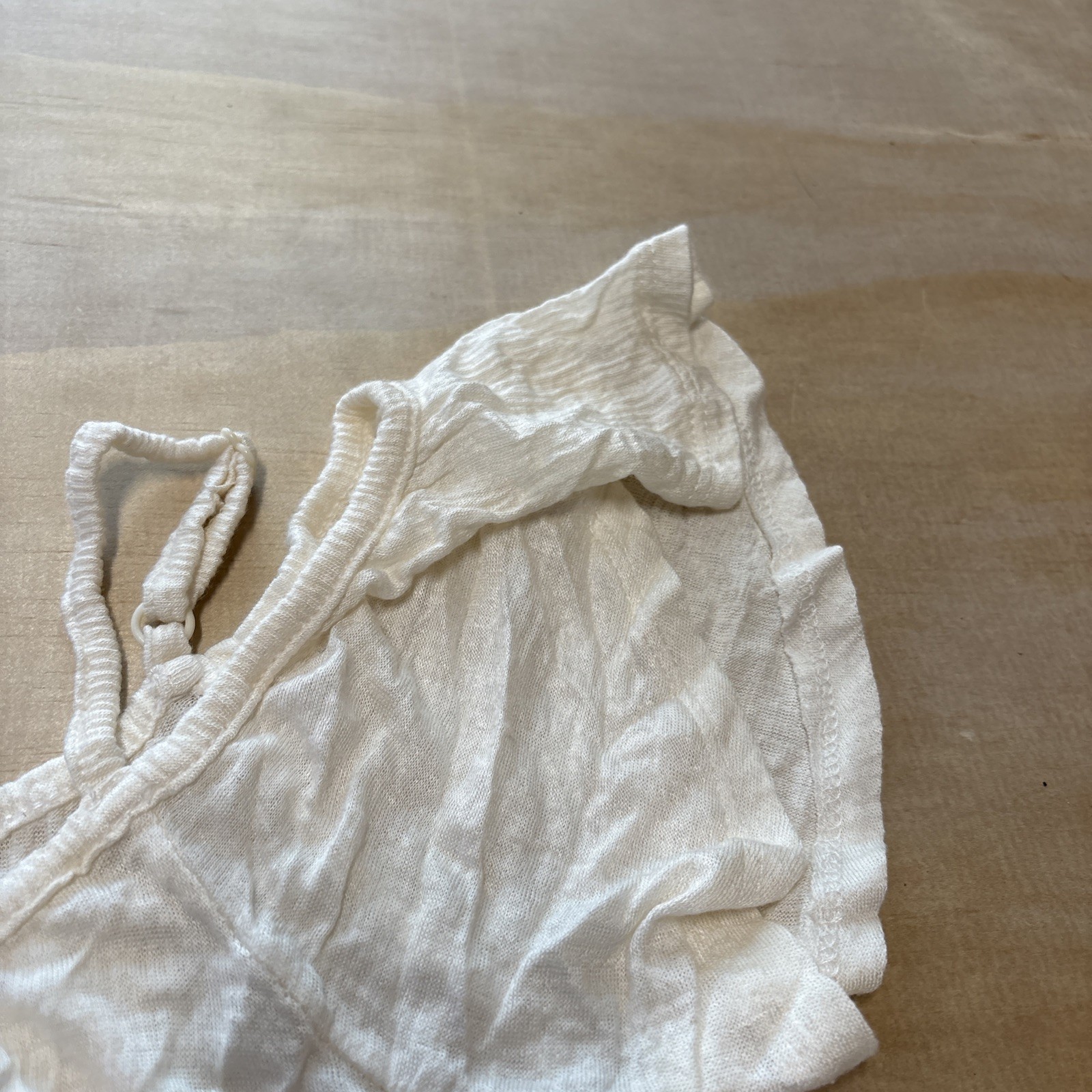 American Rag Cie Macys Women’s Size XXS Blouse Lightweight Adjustable Beige