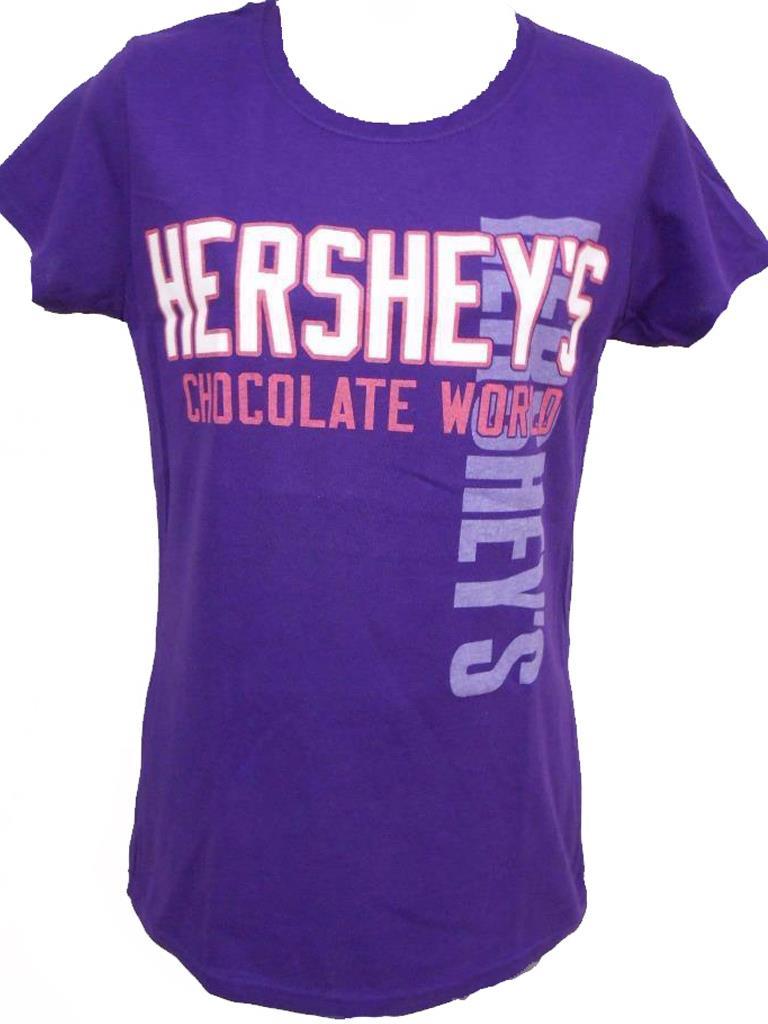 NEW Hershey’s Chocolate Co. World Womens Sizes S-M-L-XL-2XL Purple Shirt