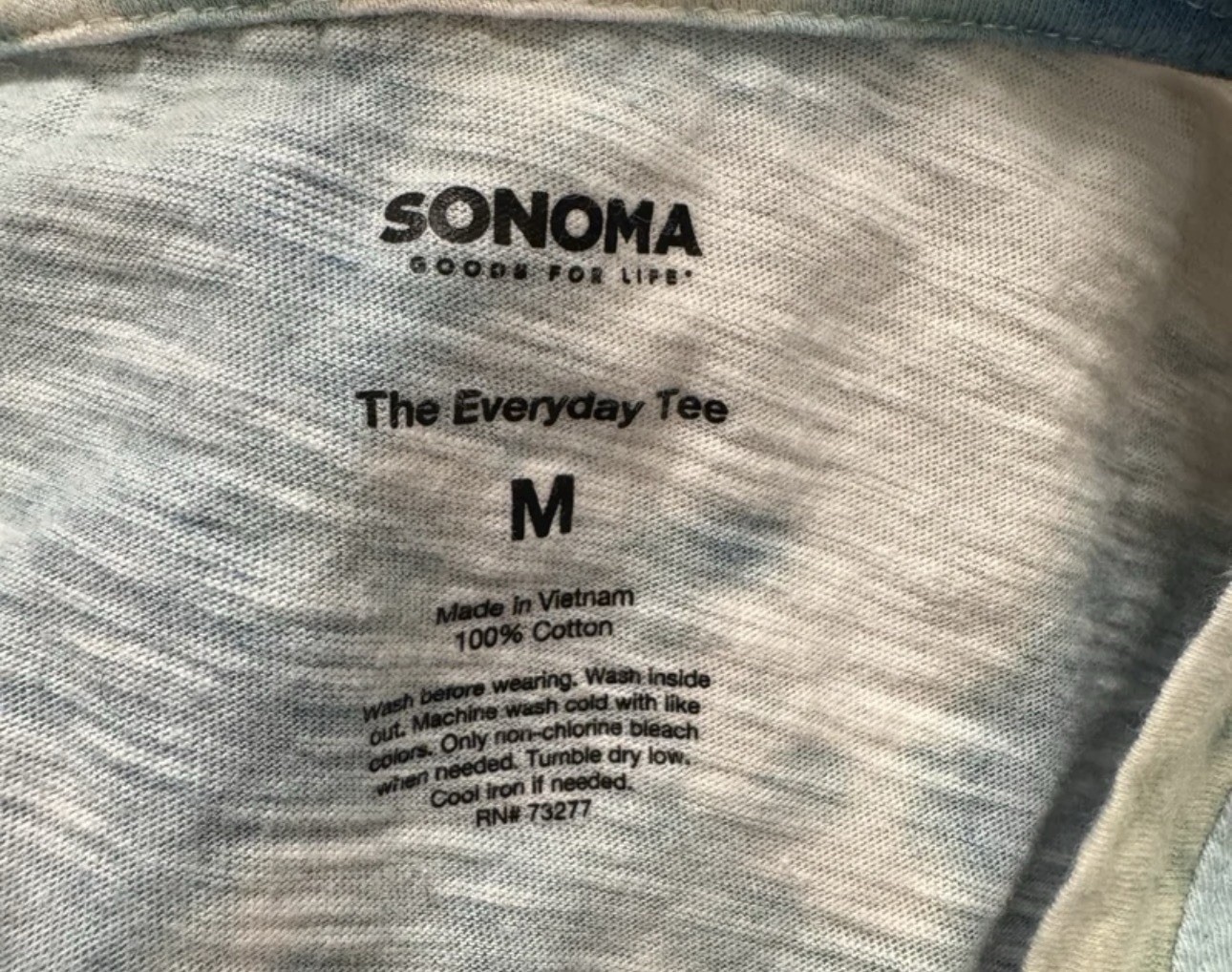 Preowned Sonoma Long Sleeve Everyday Tee Size M Bust 18″ Item #PHK7412