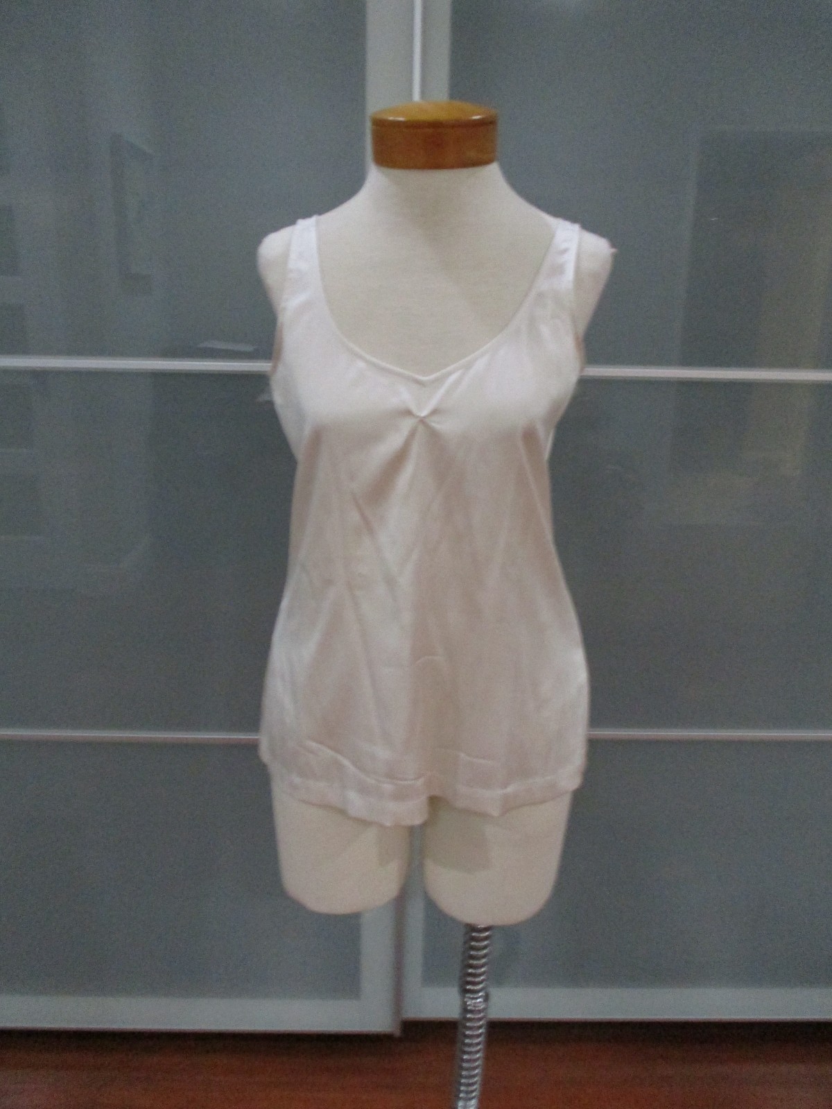 Eileen Fisher Champagne Silk Blend Shell / Tank Top Size XS