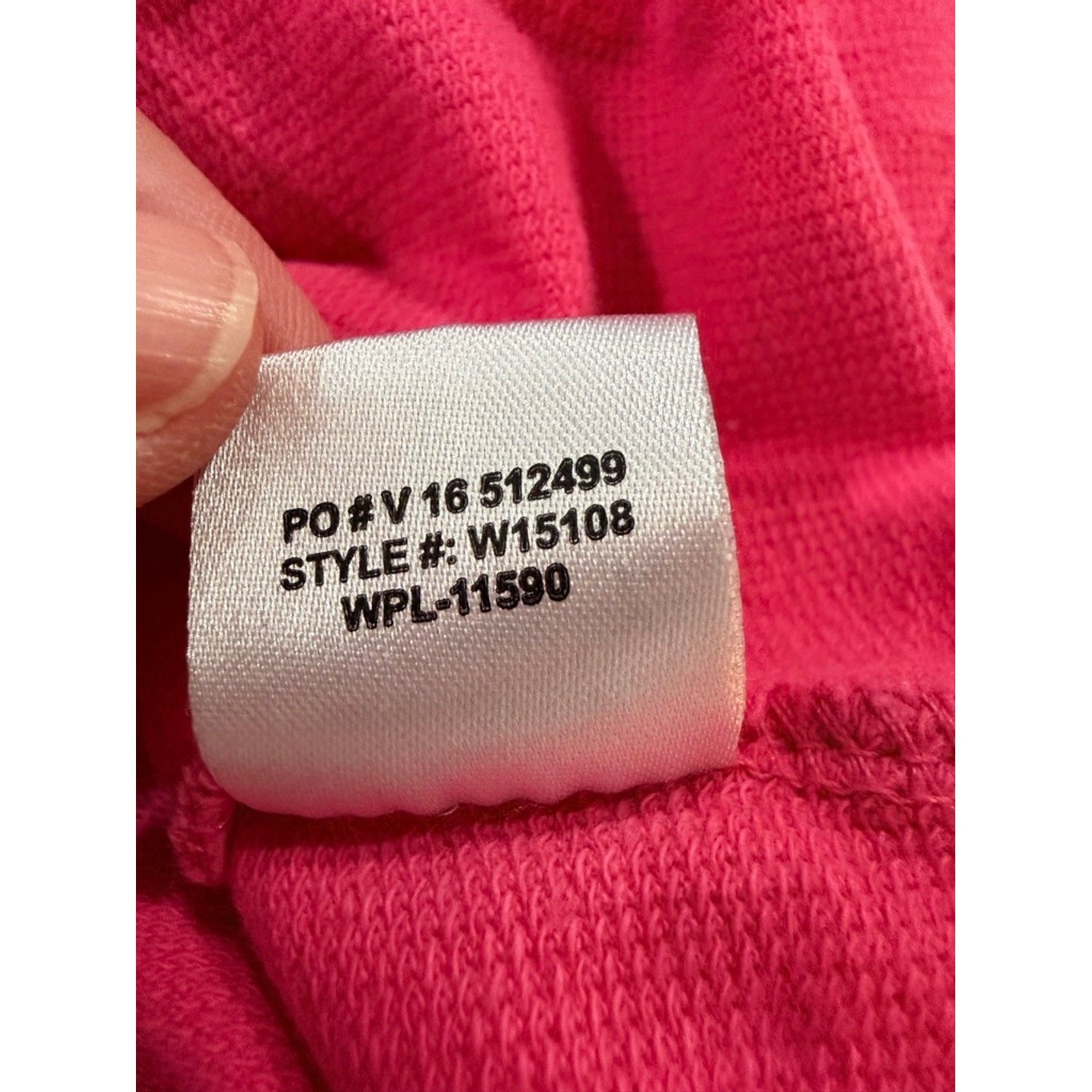 MV Sport Orange Lake Resort Long Sleeve Spirit Jersey Top Pink Size M
