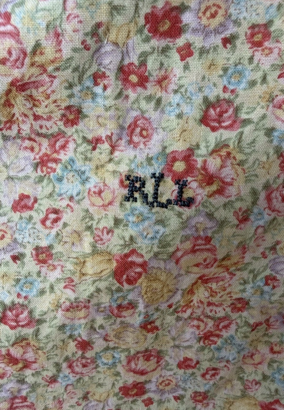 Ralph Lauren P/S Women Shortsleeved Cotton cute LLR Embroidered Logo Button Up