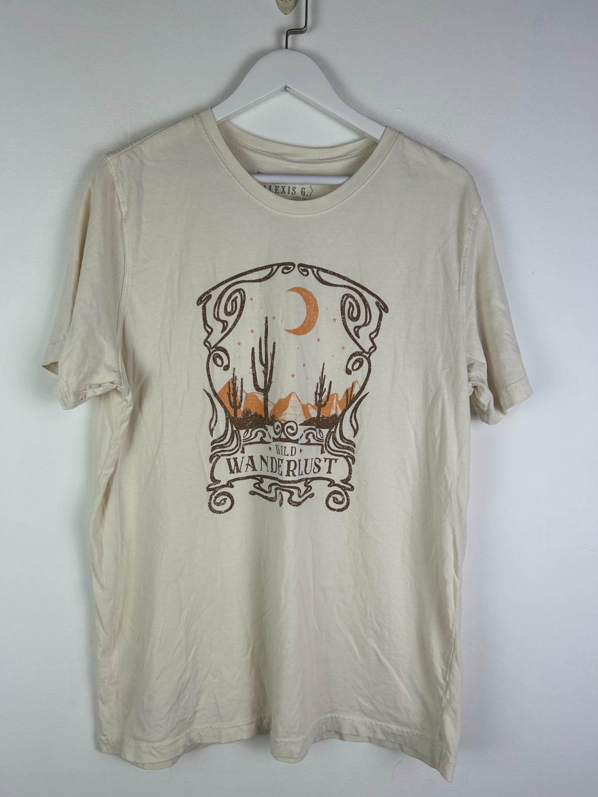 Wild Wanderlust Graphic T-Shirt XL Woman Alexis G by Los Angeles Shirt Tee