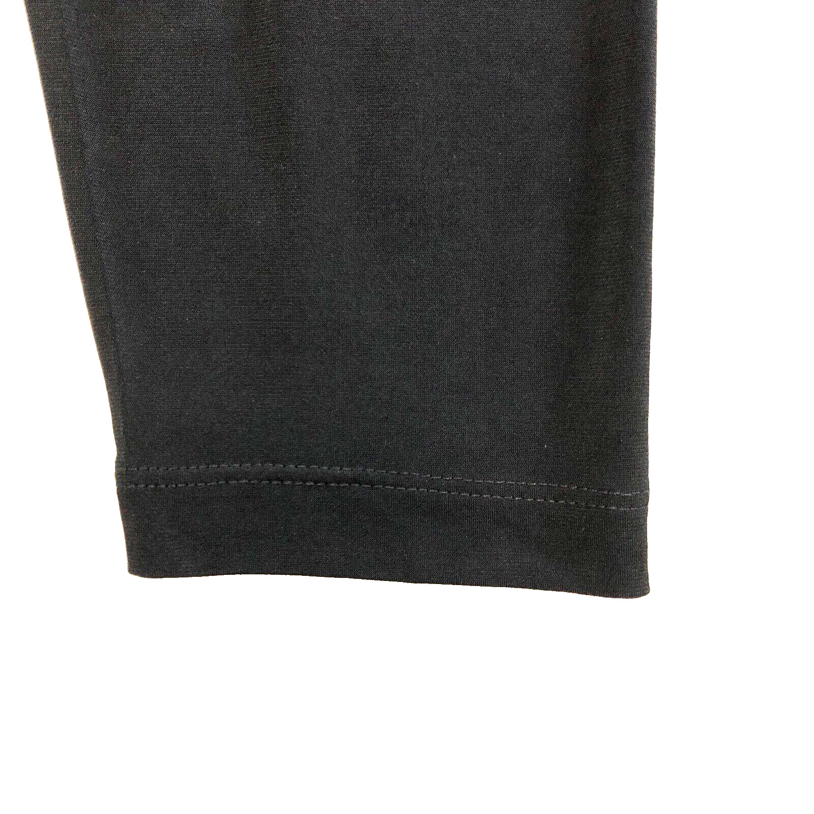 Dialogue Womens Blouse Sz S Black Stretch Square Neck 3/4 Sleeve NWT