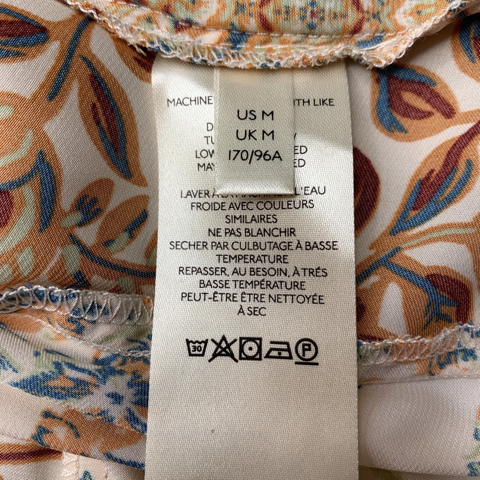 Free People Tunic M Floral Stevie Flowy Pleating Tie Back Mini Dress Festival