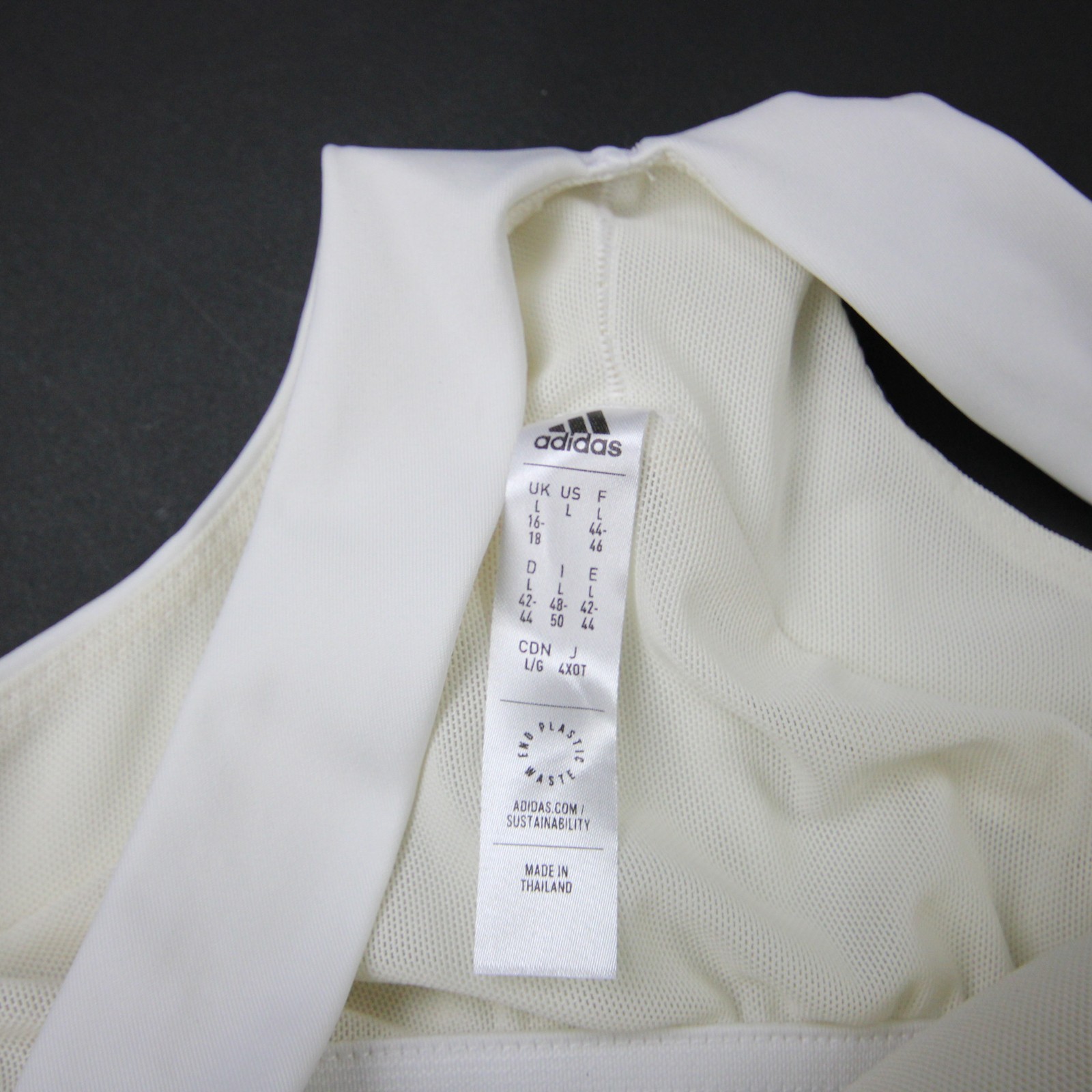 adidas Sleeveless Shirt Women’s White New with Tags L