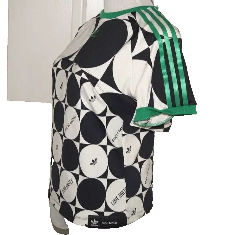 ADIDAS Originals RICH MNISI 2 in 1 Women’s Plus Jersey Top Pride Tee IJ7400 New