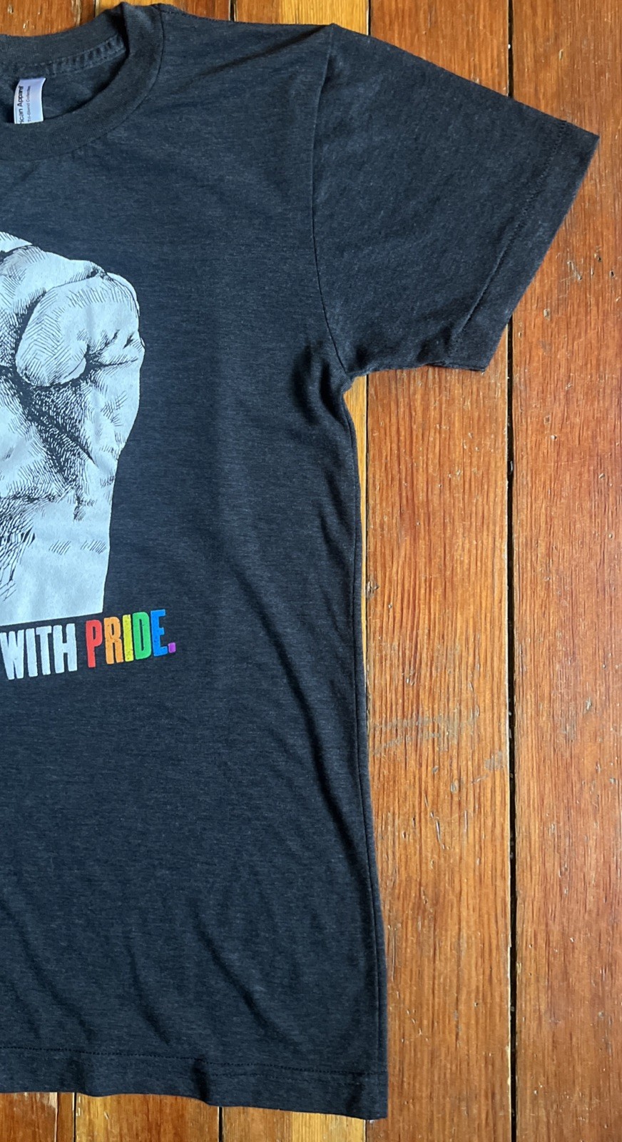 Revolution Brewing Brewed With Pride Clenched Fist Graphic Tee Women’s Small