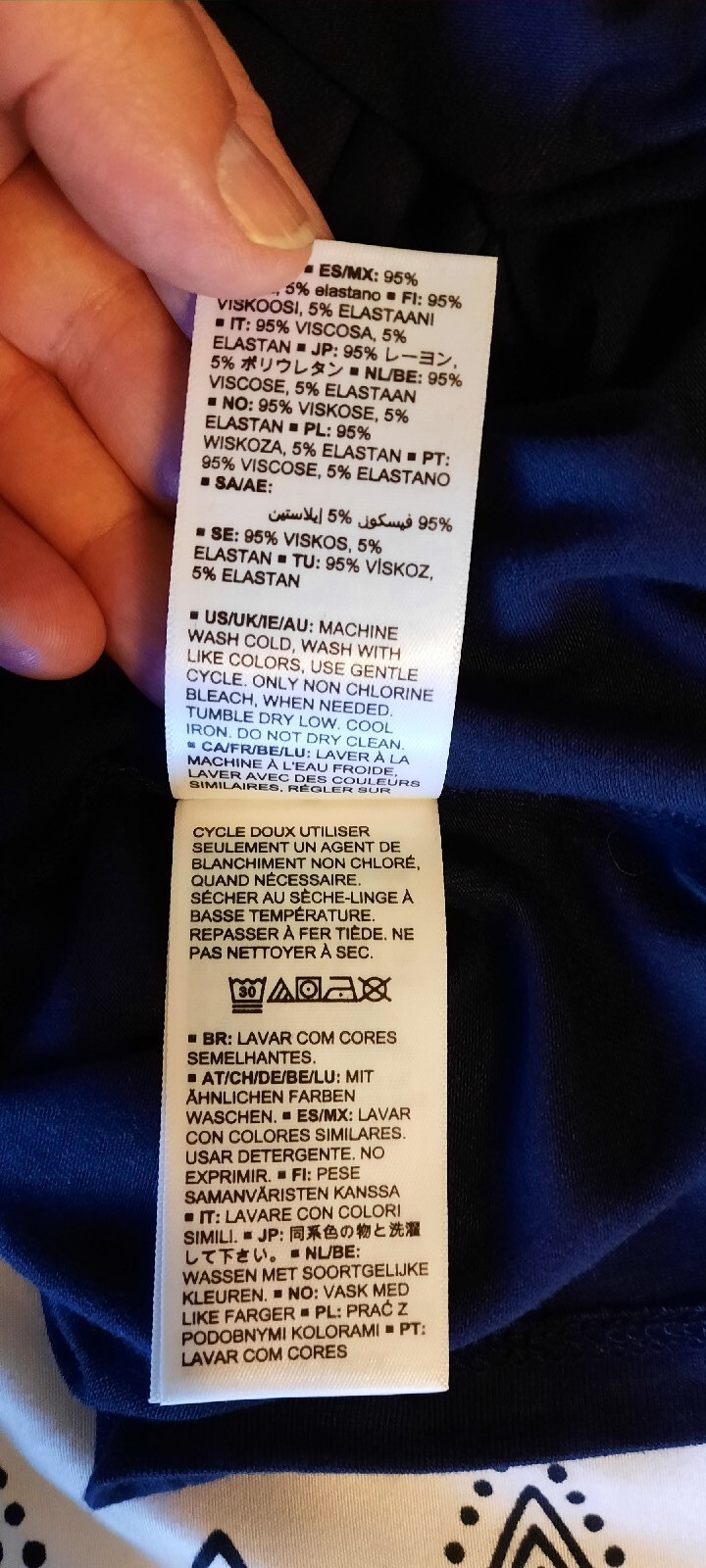 Daily Ritual Womans Short Sleeve T-Shirt Size XL Dark Blue Basic Stretch NWT