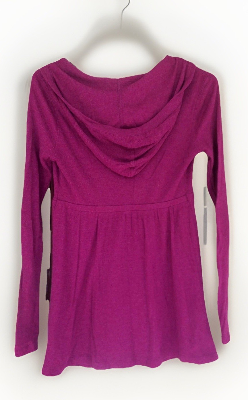 OLD NAVY Women’s Long Sleeve Hooded Deep V Shirt Sz. S