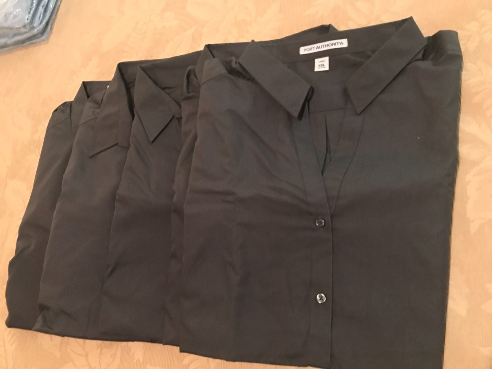 Port Authority Ladies 3/4-Sleeve Color: Graphite CASUAL or UNIFORM SHIRT SIZE 3X