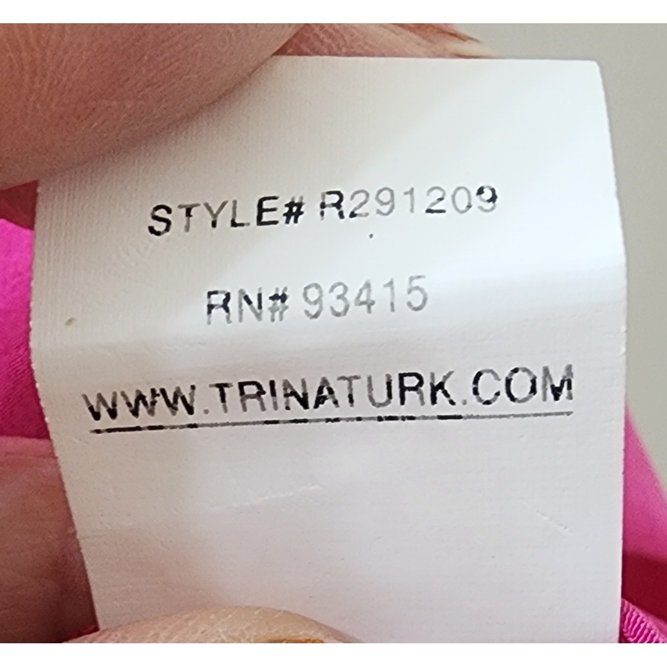 Trina Turk Pink 100% Silk Sequin Bib Sleeveless Blouse Top R291209 Womens L