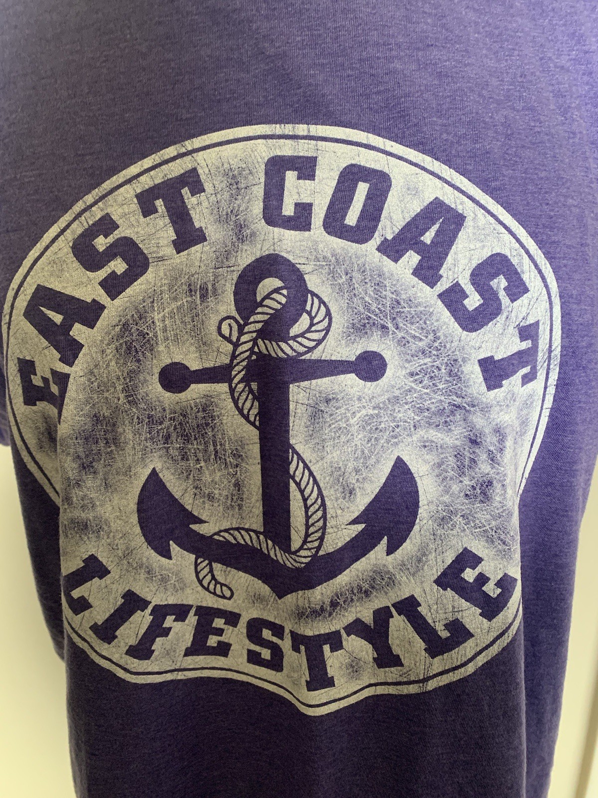New with tags East Coast Lifestyle Short Sleeve Shirt Women’s Medium M Purple