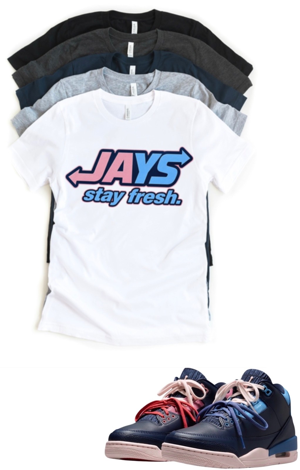 Shirt to match Jordan 3 Sports Renaissance Retro Jays stay fresh OG Matching Tee