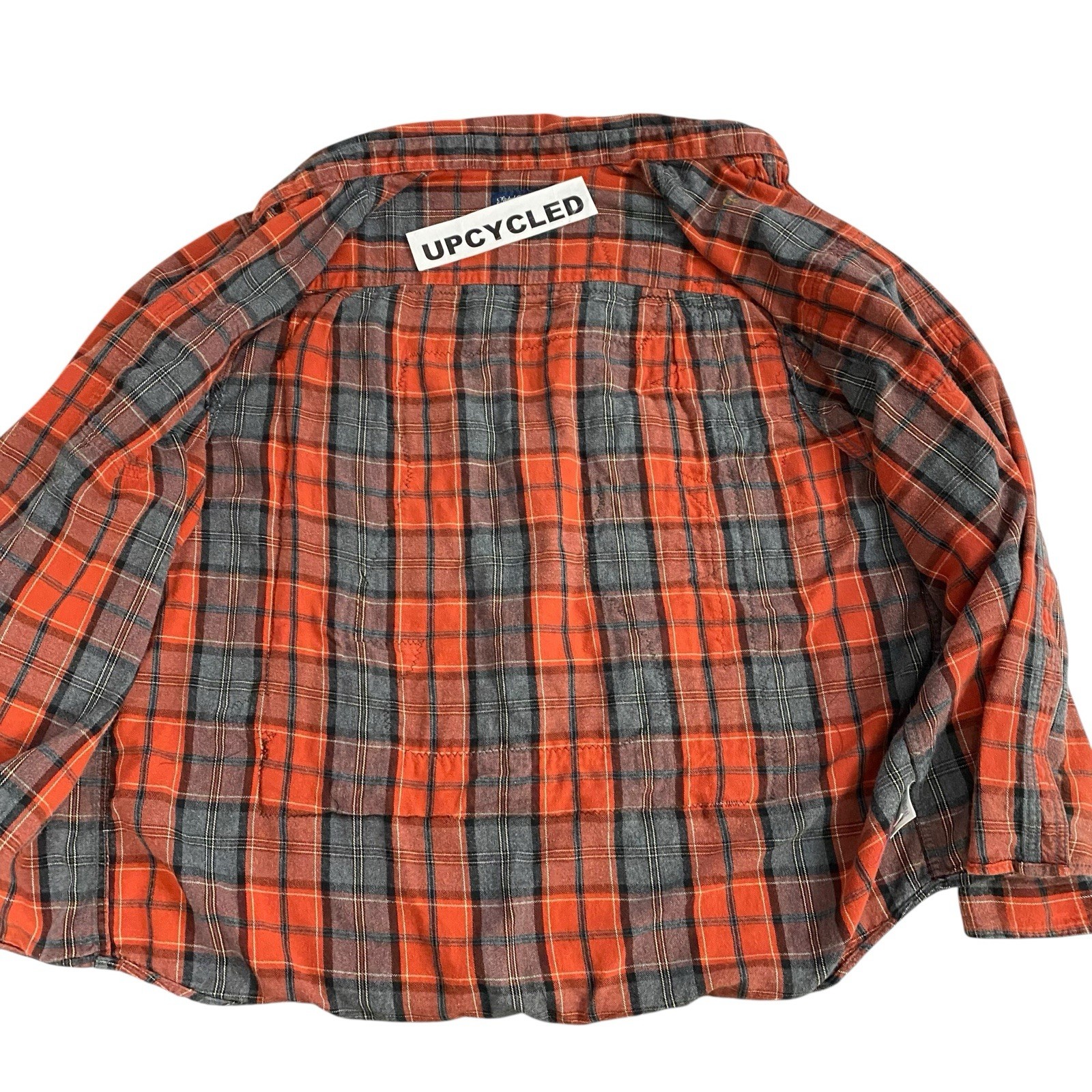 Upcycled Flannel Shirt Shacket Womens 3X Star Wars Patchwork Festival Folk Art