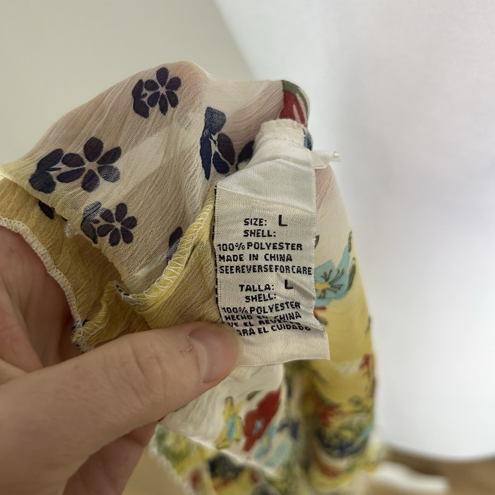 Vintage Pleated Crinkled Flare Sleeve Blouse M/L Whimsy Fairy Sequin Top Y2K