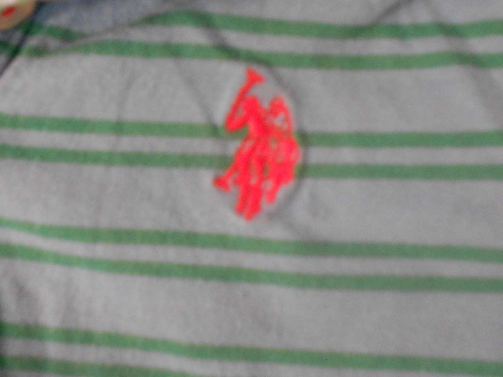 U.S. Polo Assn. Blue Striped Junior Med Collared Shirt NWOT