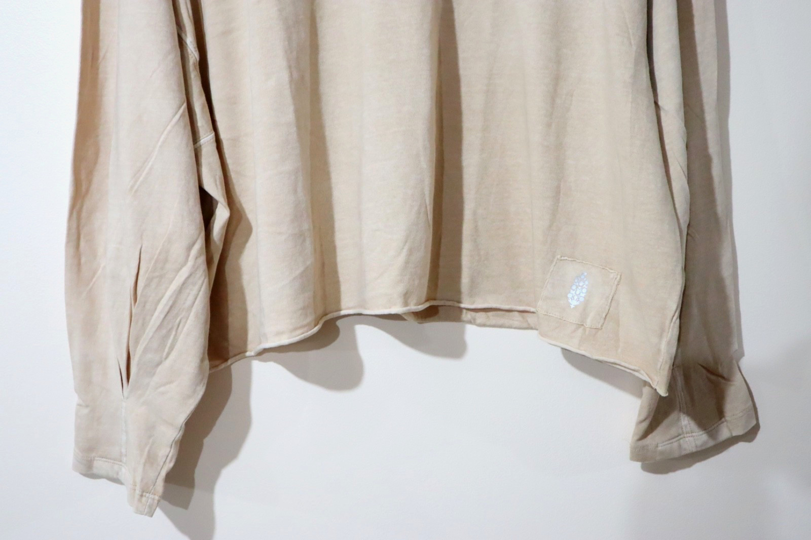 FP Movement Free People Inspire Layer Tee Top in Sandy Tan size S