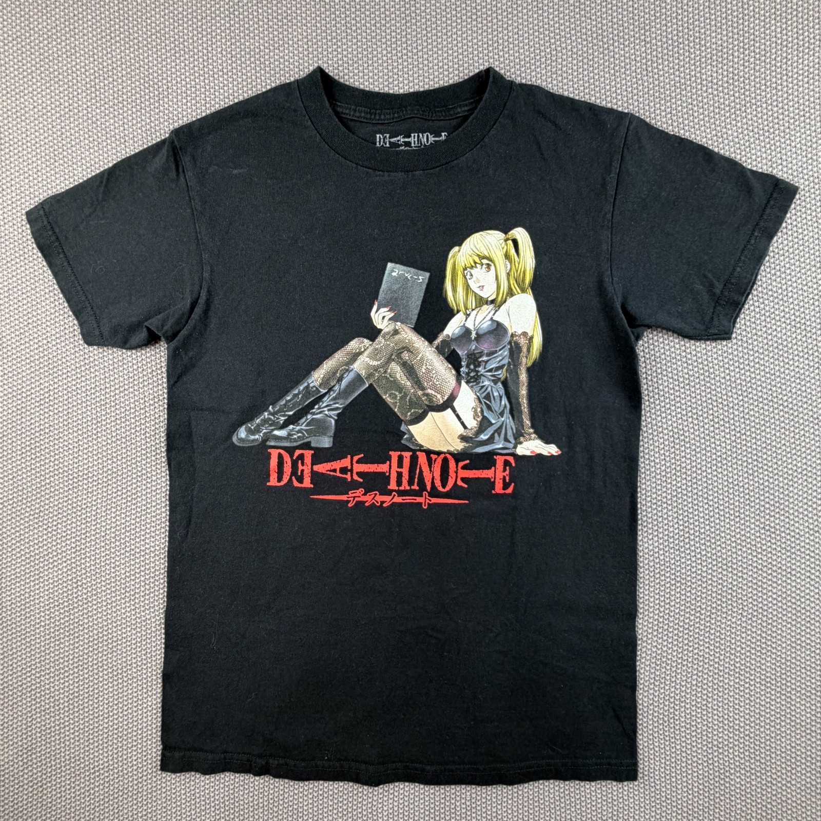 DEATH NOTE Misa Amane Black – Small Anime Shirt – Shonen Manga Unisex Tee – EUC