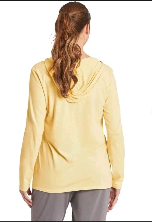Life Is Good Sunshine Yellow Lightweight Hoodie NEW Womens Small Social Network