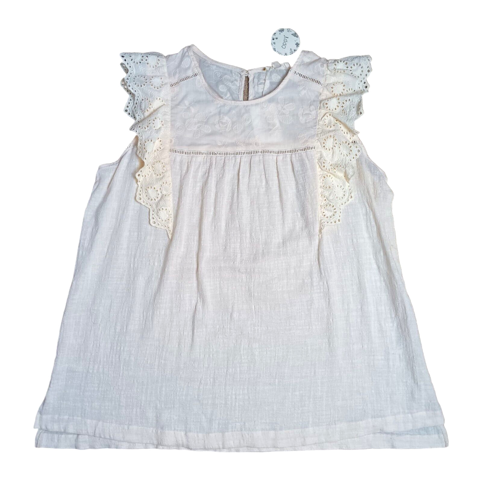 ODDY Tank Top Embroidered Floral Eyelet Size 2XL NEW