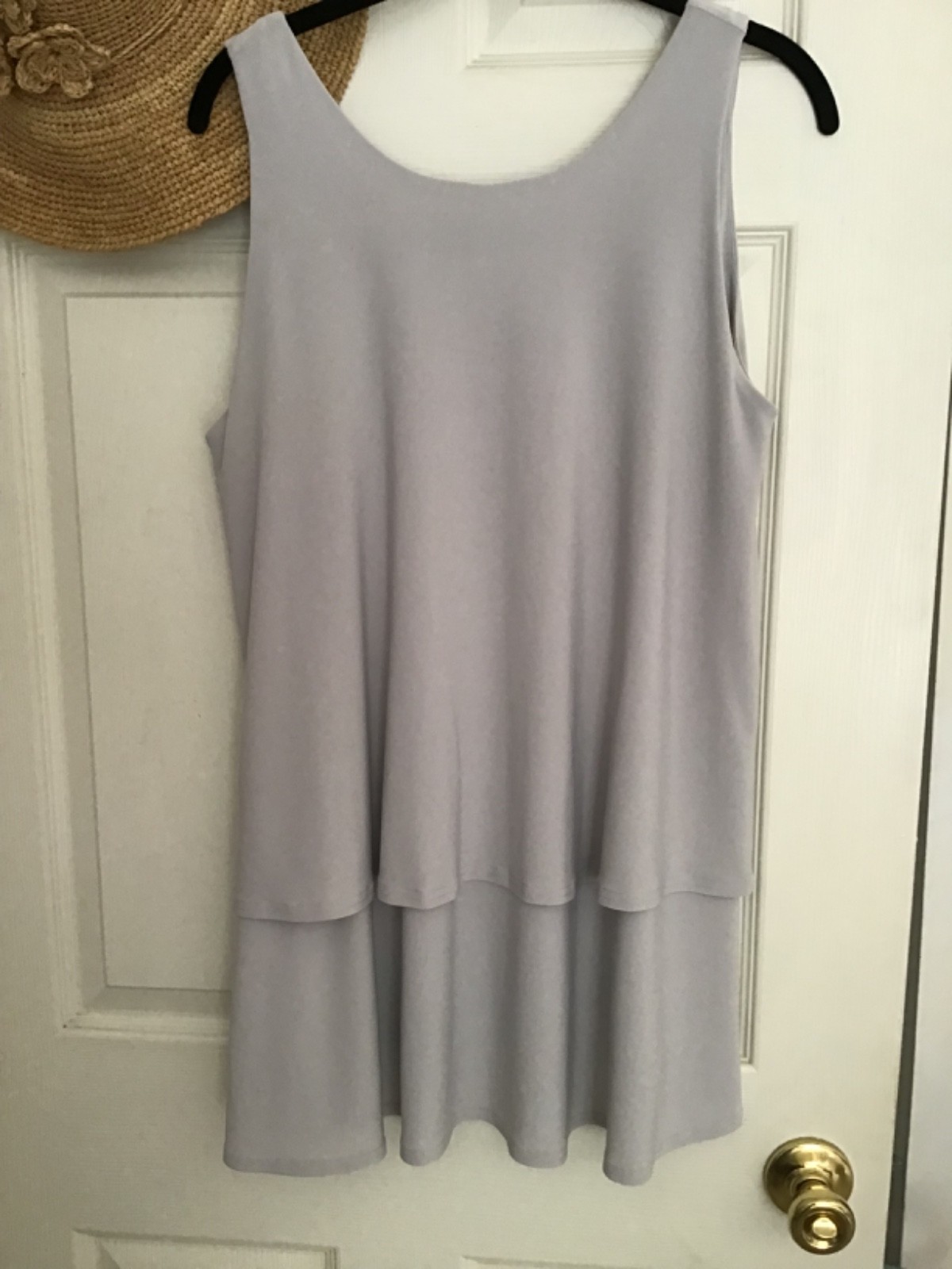 Sympli Women’s Tunic Top Sz 12 Minimalist Clothing Preowned Hi Lo Layered Look