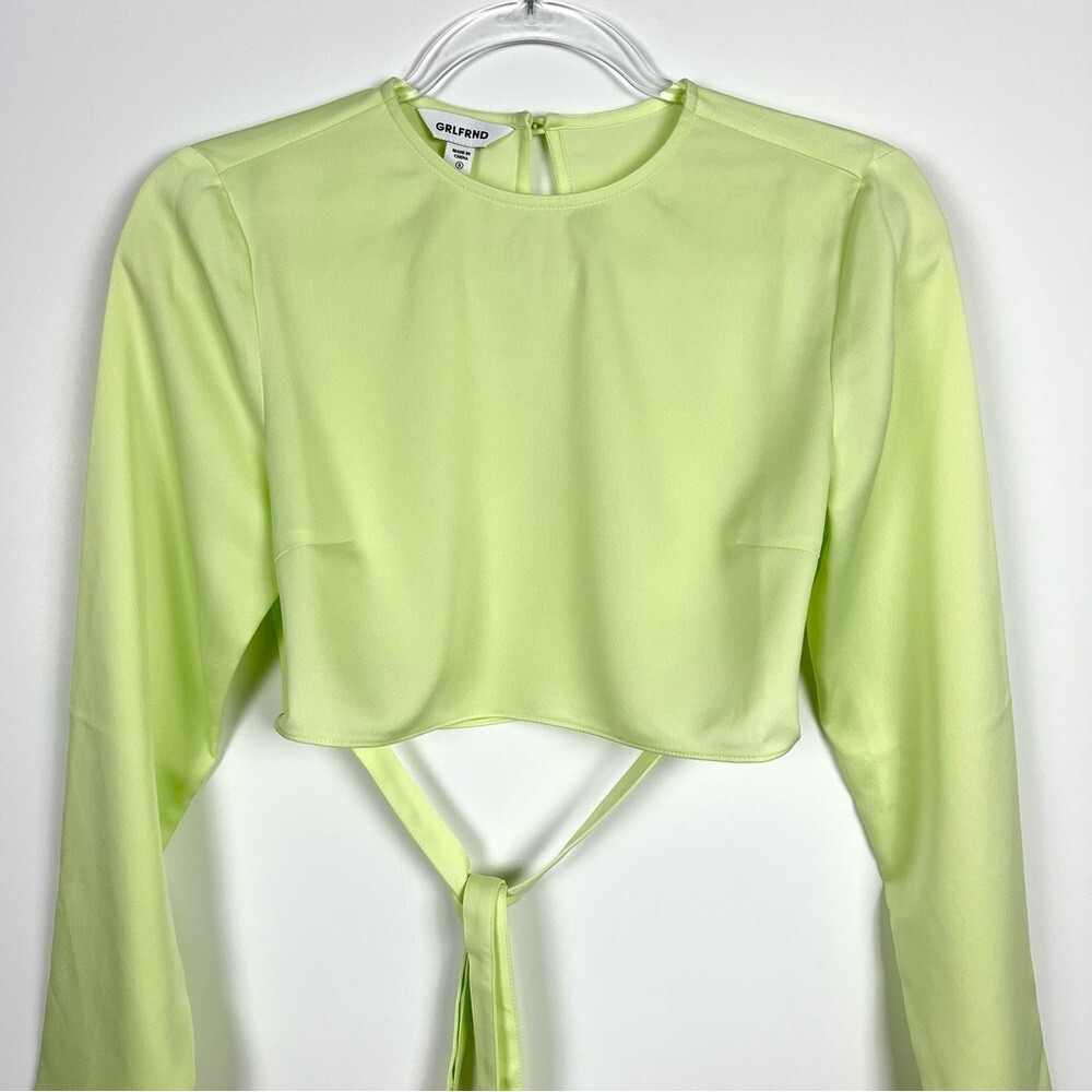 GRLFRND Aaryn Mint Open Back Classy Girls Night Out Top Size Small