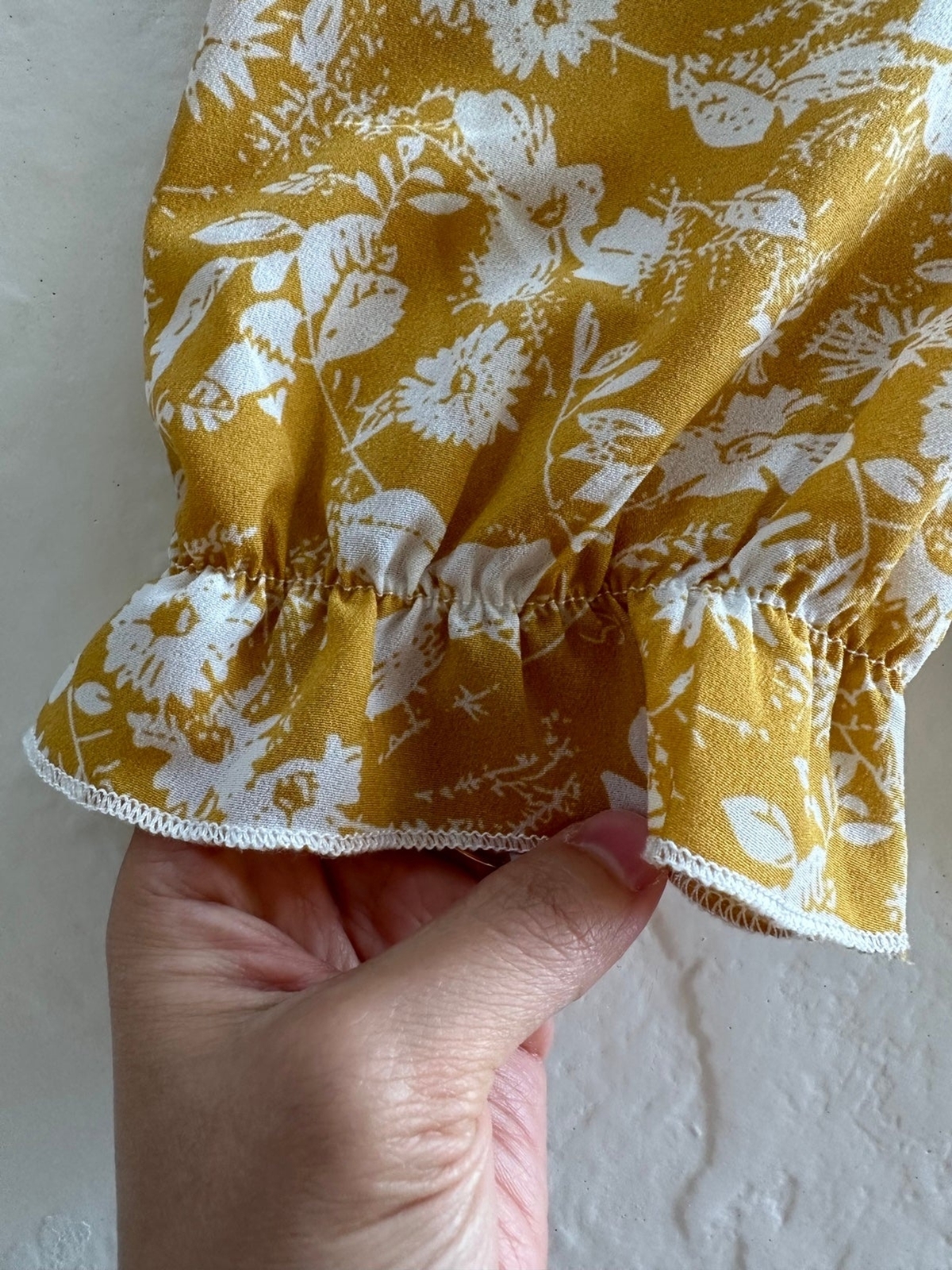 Floral One Shoulder Crop Top Size M