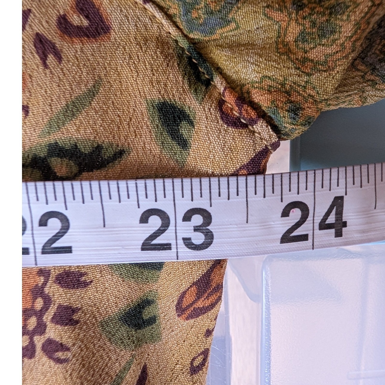 Sacred Threads Patchwork Shirt Womens S/M Multicolor Boho Floral Cottage Prairie