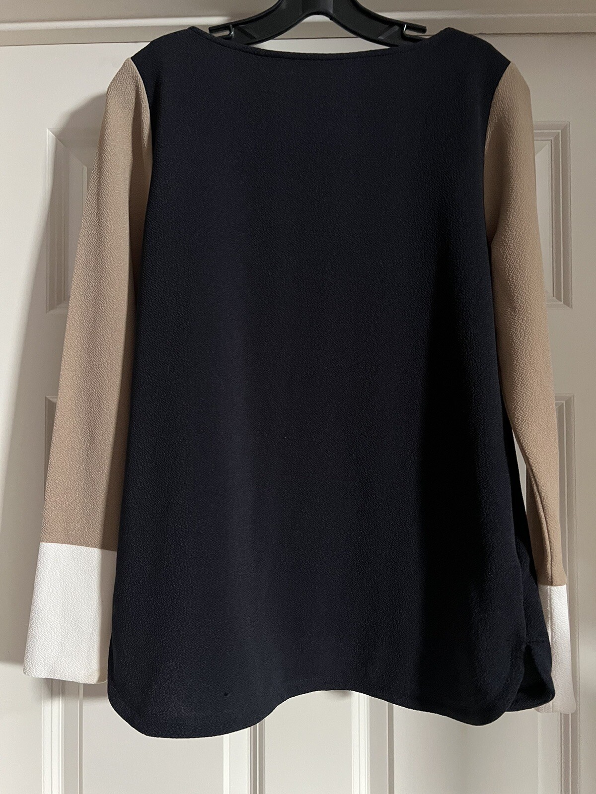 Ann Taylor Vintage Coastal Preppy Quiet Luxury Colorblock Old Money Size M