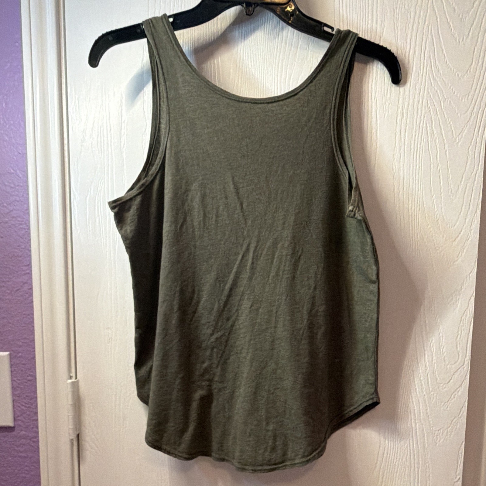 Delia’s Y2K Union Jack Gray Tank Top Scoop Neck Women’s S Vintage Rare