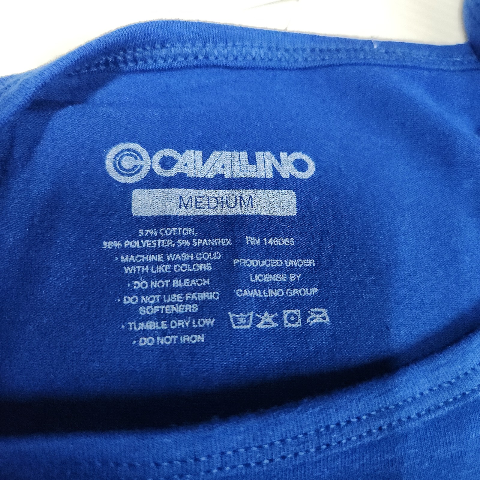 Cavalino Event Logo Tank Top Medium Red Bull Grand Prix Royal Blue Women’S 142