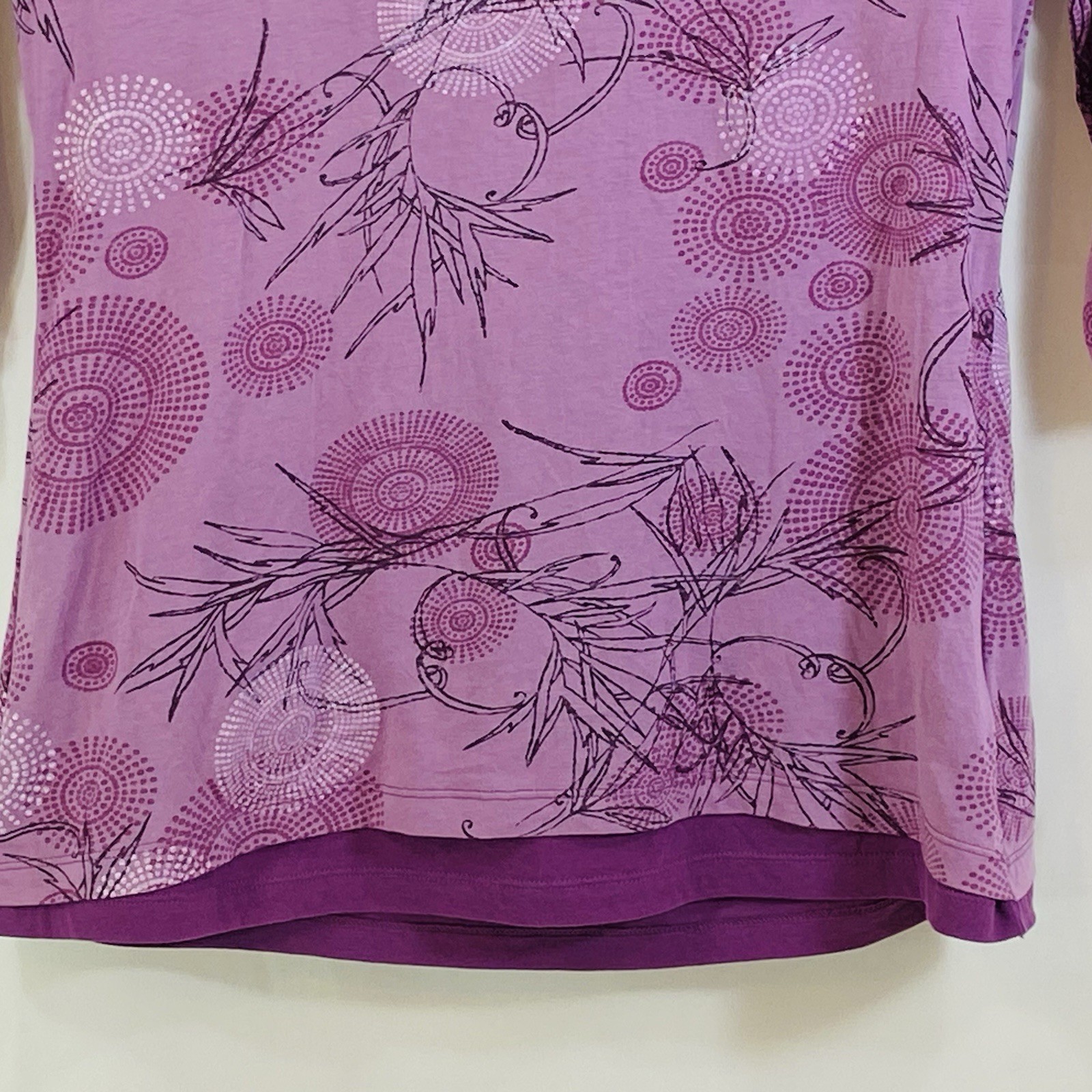 Columbia 2 Piece Top + Tank Pink Purple Womens L AL6106