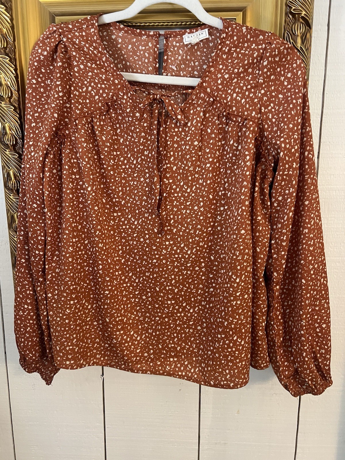 Hayden Los Angeles Girls XL Floral Print Top