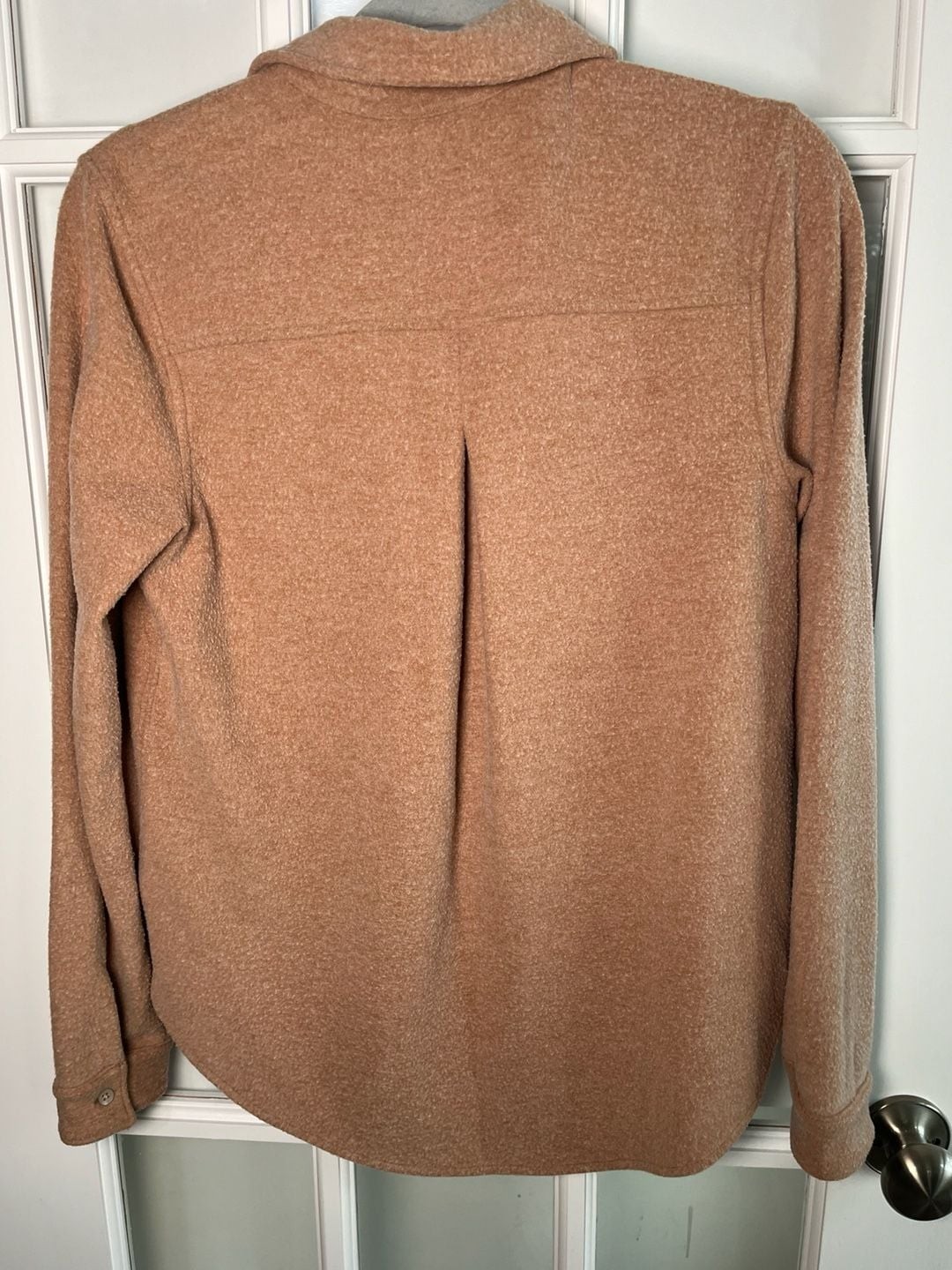 Alpine Design Women’s Brown Long Sleeve Button-Front Fleece Shirt Jacket