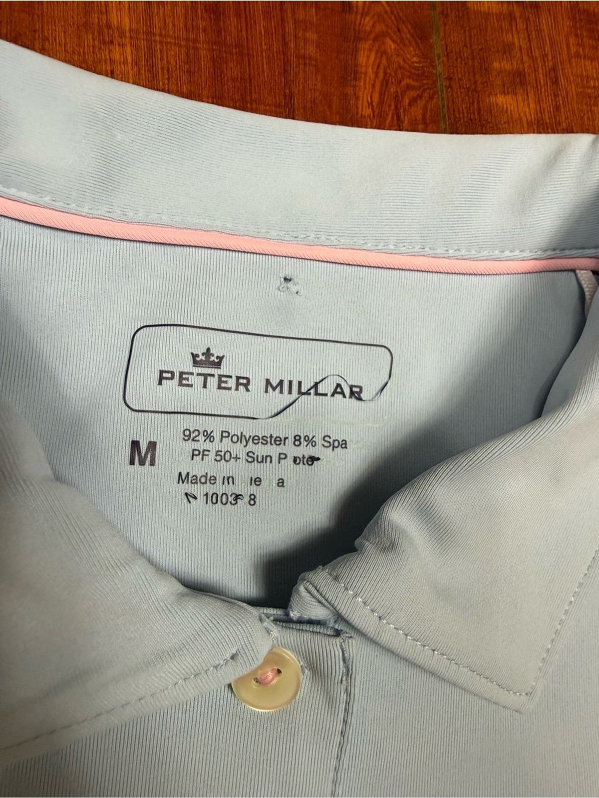 Peter Millard Long-Sleeve Light Blue Polo Top – Women’s Classic